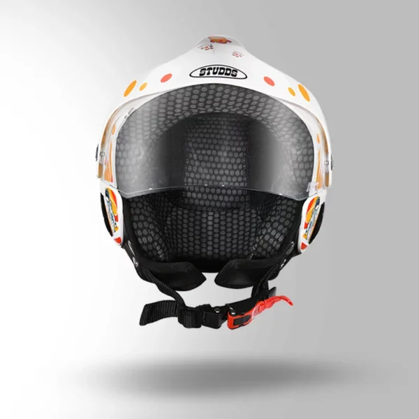 STUDDS MARSHALL KIDS D2 DECOR WHITE & ORANGE BOYS - Image 4