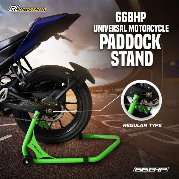 66BHP Universal Motorcycle Paddock Stand - Image 5