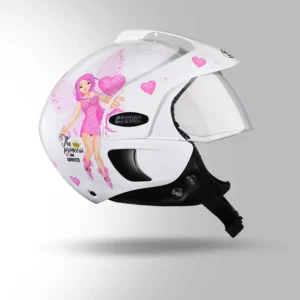 STUDDS MARSHALL KIDS D2 DECOR WHITE & PINK GIRLS