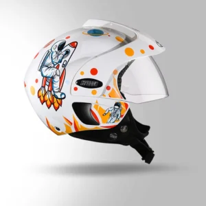 STUDDS MARSHALL KIDS D2 DECOR WHITE & ORANGE BOYS