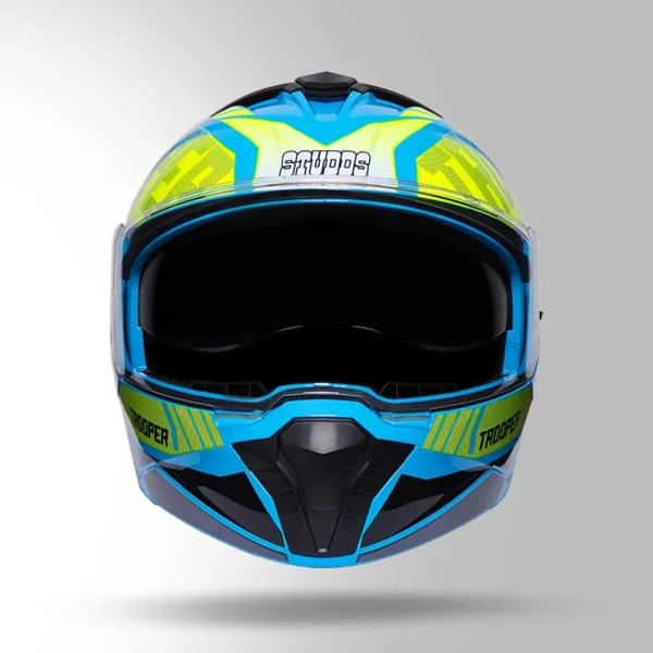 STUDDS TROOPER DV D1 DECOR BLUE & YELLOW - Image 2