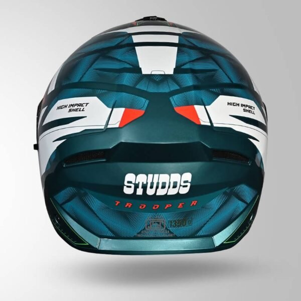 STUDDS TROOPER DV D2 HELLCAT DECOR GREEN & RED - Image 6