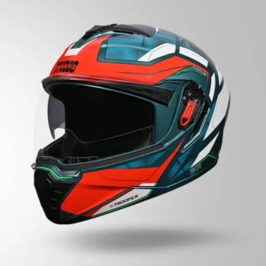 STUDDS TROOPER DV D2 HELLCAT DECOR GREEN & RED