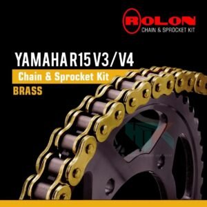 Yamaha R15 V3/V4 Brass Chain Sprocket Kit by Rolon - NaRC-F326