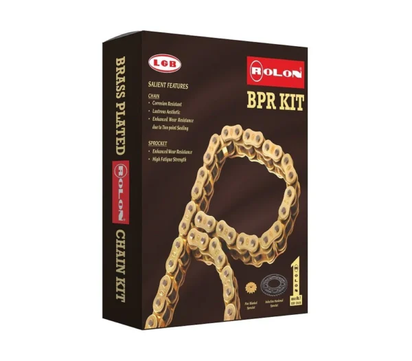 Yamaha MT15 Rolon Brass chain & Sprocket Kit - Image 2